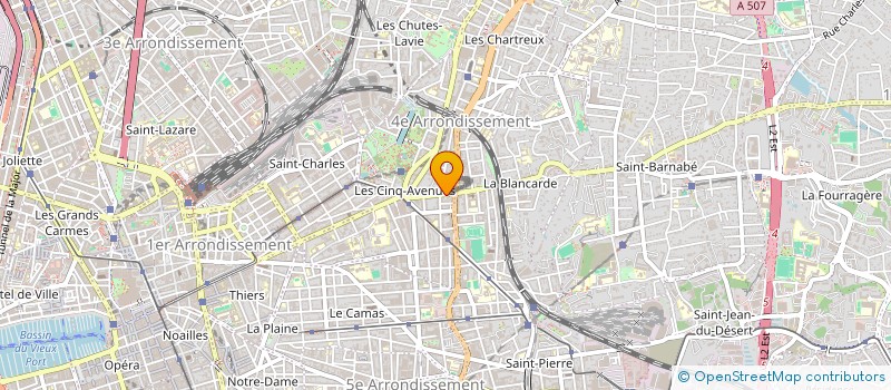 localisation de l'entreprise MONSIEUR JULIEN PARIS  MARSEILLE
