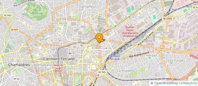 localisation de l'entreprise MONSIEUR JULIEN PARISEY  CLERMONT-FERRAND