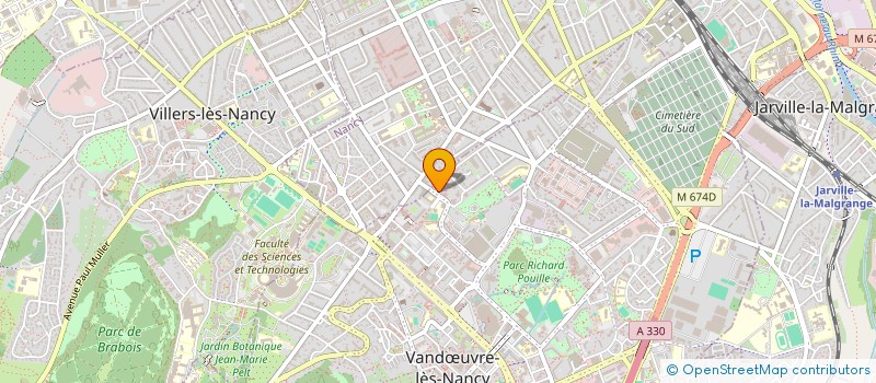 localisation de l'entreprise MONSIEUR JULIEN PARISOT  VANDUVRE-LES-NANCY