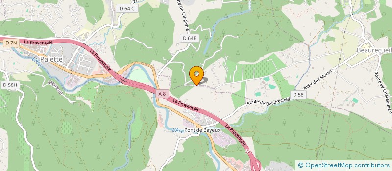 localisation de l'entreprise MONSIEUR JULIEN PARODI  LE THOLONET