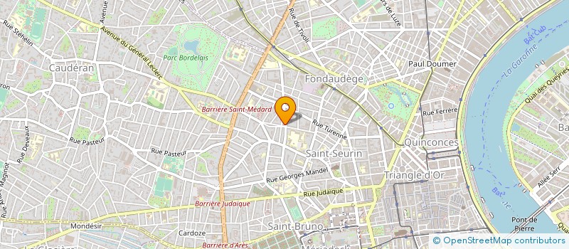 localisation de l'entreprise MONSIEUR JULIEN PASSEMARD à BORDEAUX