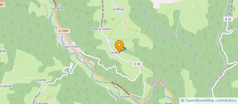 localisation de l'entreprise MONSIEUR JULIEN PATARD  VETRE-SUR-ANZON