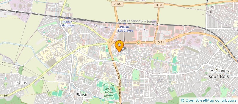 localisation de l'entreprise MONSIEUR JULIEN PAWLOWSKI  PLAISIR