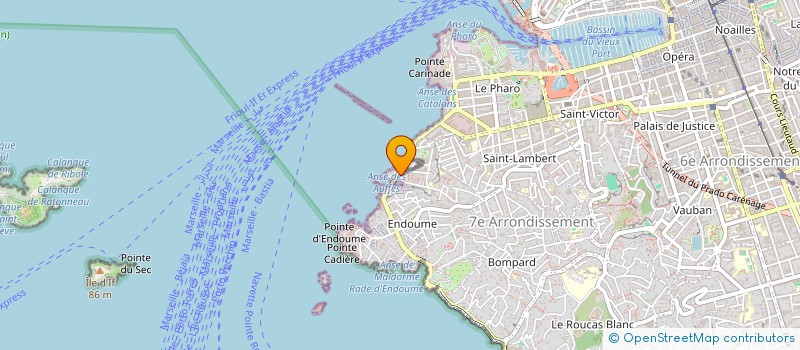 localisation de l'entreprise MONSIEUR JULIEN PAZZAGLIA à MARSEILLE