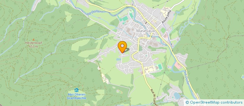 localisation de l'entreprise MONSIEUR JULIEN PECHIN  MASEVAUX-NIEDERBRUCK