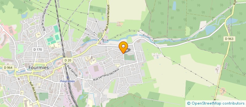 localisation de l'entreprise MONSIEUR JULIEN PEDRETTI  FOURMIES