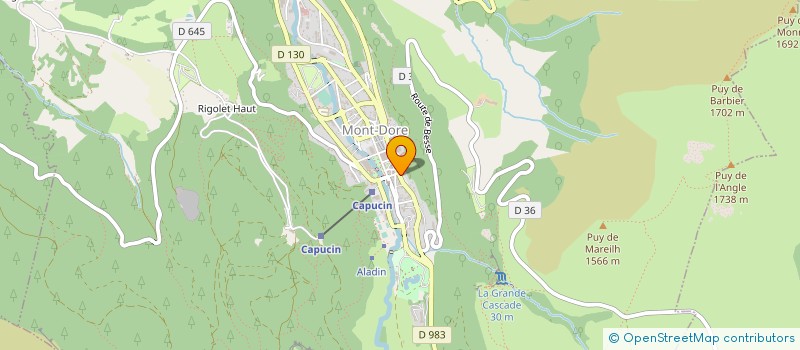 localisation de l'entreprise MONSIEUR JULIEN PEDRON  MONT-DORE