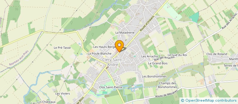 localisation de l'entreprise MONSIEUR JULIEN PEGAUD  CLERY-SAINT-ANDRE