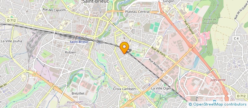 localisation de l'entreprise MONSIEUR JULIEN PELARD à SAINT-BRIEUC