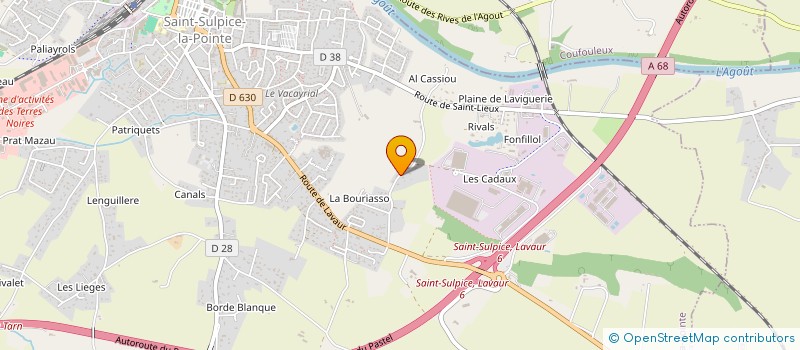 localisation de l'entreprise MONSIEUR JULIEN PELISSERO  CABANES