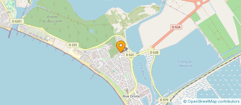 localisation de l'entreprise MONSIEUR JULIEN PELISSIER  LE GRAU-DU-ROI