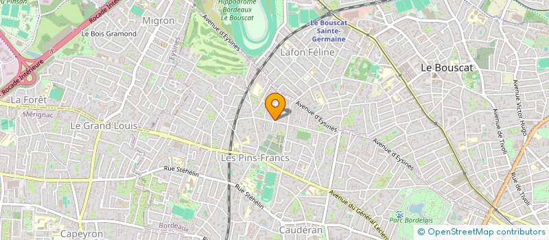 localisation de l'entreprise MONSIEUR JULIEN PELLARIN  BORDEAUX