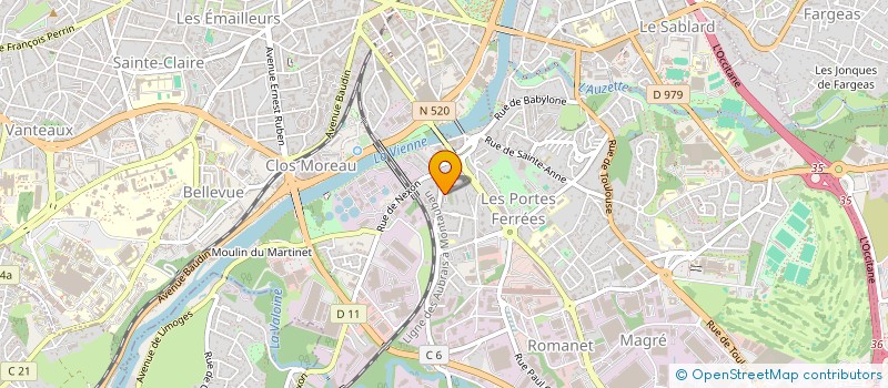 localisation de l'entreprise MONSIEUR JULIEN PELLETIER à LIMOGES