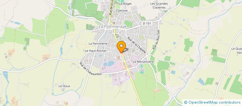 localisation de l'entreprise MONSIEUR JULIEN PENIT  MAUGES-SUR-LOIRE