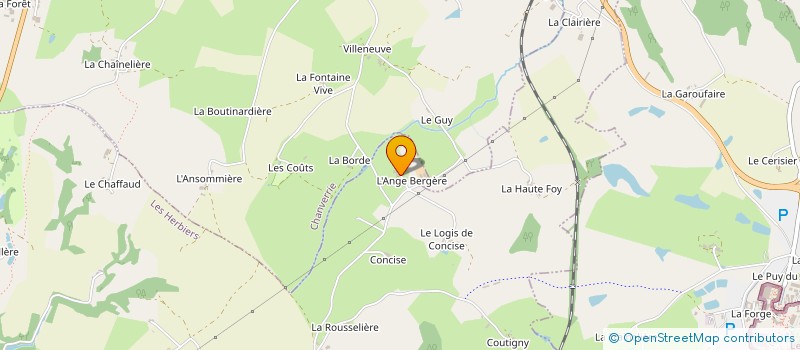 localisation de l'entreprise MONSIEUR JULIEN PENNANEC H  LES HERBIERS