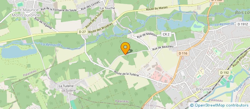 localisation de l'entreprise MONSIEUR JULIEN PENOT  BREUILLET