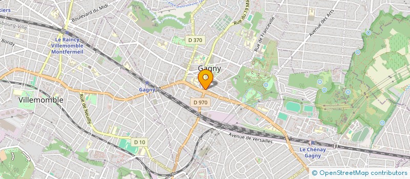 localisation de l'entreprise MONSIEUR JULIEN PEOCH à GAGNY