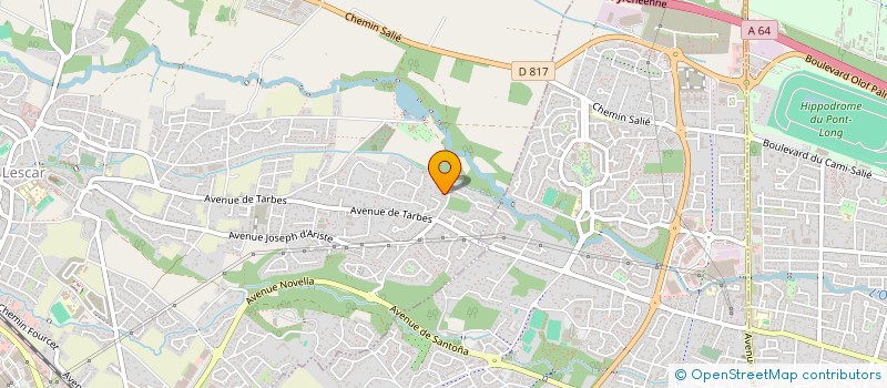 localisation de l'entreprise MONSIEUR JULIEN PERCHAUD  LESCAR