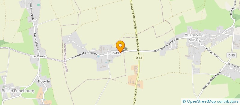 localisation de l'entreprise MONSIEUR JULIEN PERCHEY  MARTAINVILLE-EPREVILLE