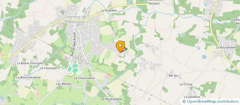 localisation de l'entreprise MONSIEUR JULIEN PERCOT à VIGNEUX-DE-BRETAGNE