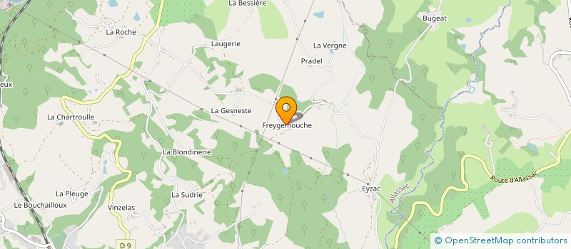 localisation de l'entreprise MONSIEUR JULIEN PERDRIT à ALLASSAC