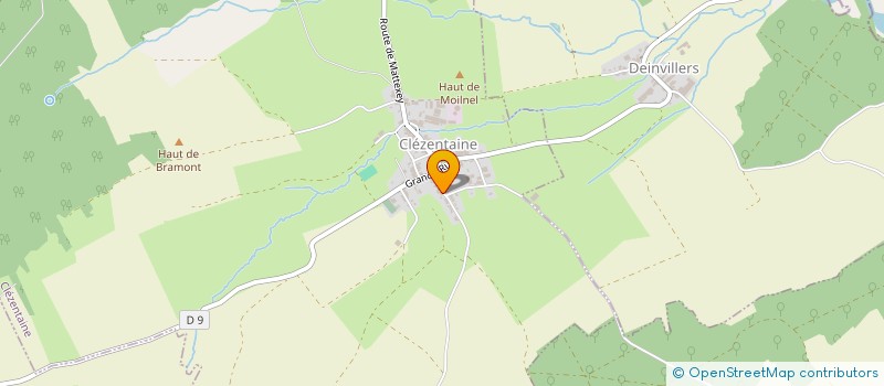 localisation de l'entreprise MONSIEUR JULIEN PEREAUX  CLEZENTAINE