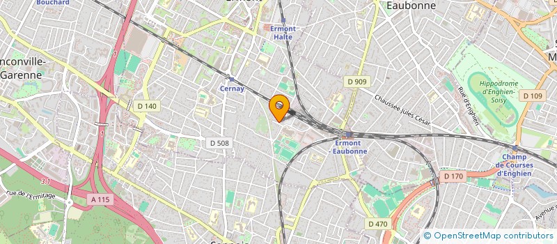 localisation de l'entreprise MONSIEUR JULIEN PEREIRA  ERMONT