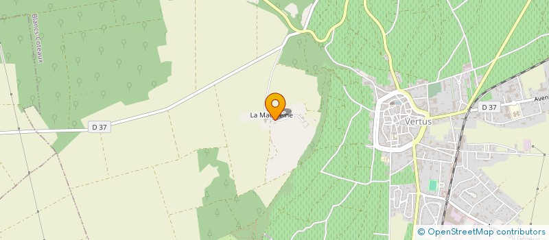 localisation de l'entreprise MONSIEUR JULIEN PEREIRO  BLANCS-COTEAUX