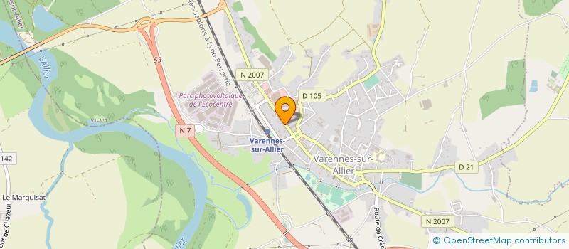 localisation de l'entreprise MONSIEUR JULIEN PERET à VARENNES-SUR-ALLIER