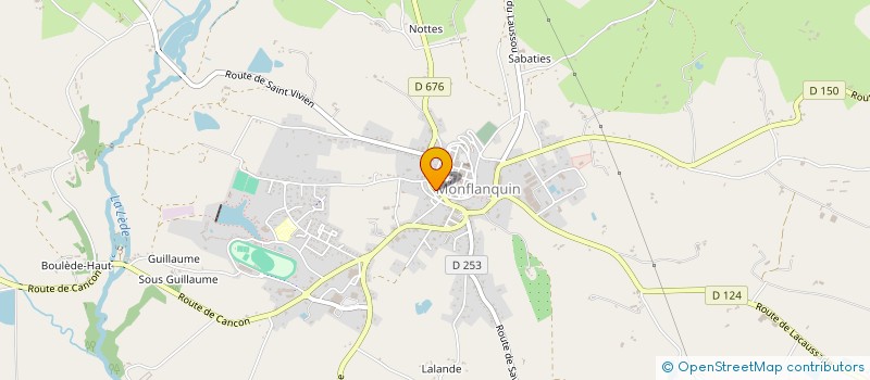 localisation de l'entreprise MONSIEUR JULIEN PEREZ  MONFLANQUIN