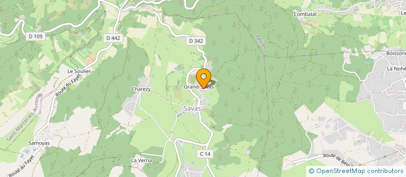 localisation de l'entreprise MONSIEUR JULIEN PEREZ CANO  SAVAS