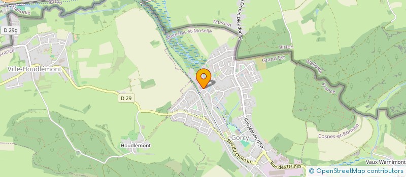 localisation de l'entreprise MONSIEUR JULIEN PERIGNON  GORCY