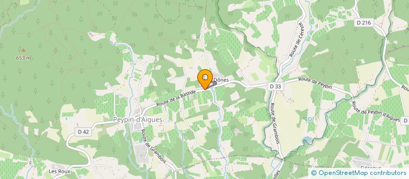 localisation de l'entreprise MONSIEUR JULIEN PERINI  PEYPIN-D'AIGUES