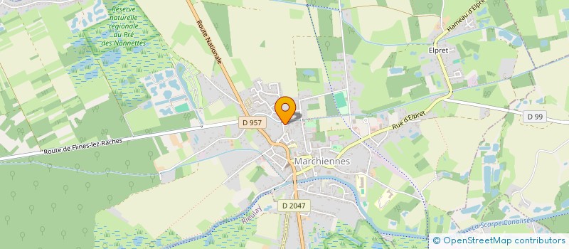 localisation de l'entreprise MONSIEUR JULIEN PERISZCZ  MARCHIENNES