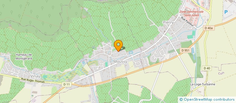 localisation de l'entreprise MONSIEUR JULIEN PERNET  MANCY