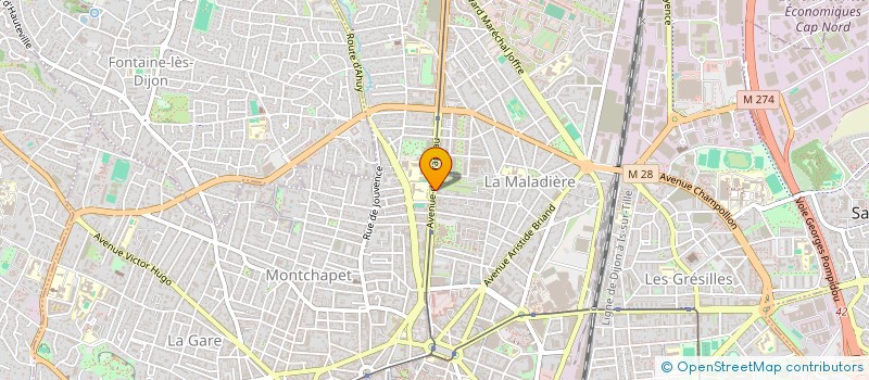 localisation de l'entreprise MONSIEUR JULIEN PERNIER à DIJON