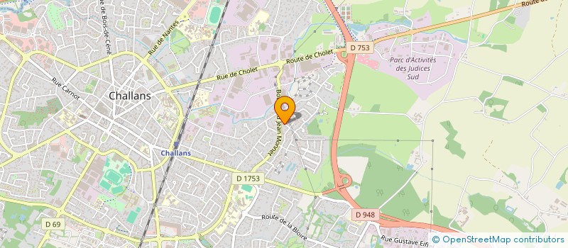 localisation de l'entreprise MONSIEUR JULIEN PEROCHEAU à CHALLANS