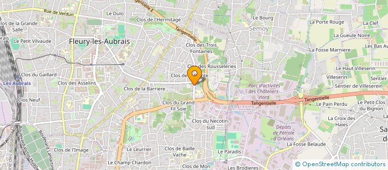 localisation de l'entreprise MONSIEUR JULIEN PERON à ORLEANS