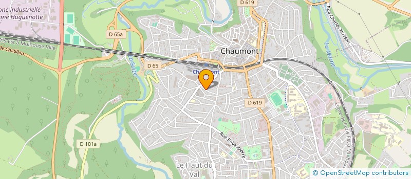 localisation de l'entreprise MONSIEUR JULIEN PEROSA à CHAUMONT