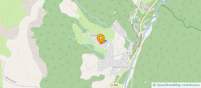 localisation de l'entreprise MONSIEUR JULIEN PEROT  BEAUVEZER