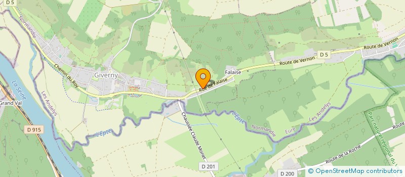 localisation de l'entreprise MONSIEUR JULIEN PERQUIS  GIVERNY