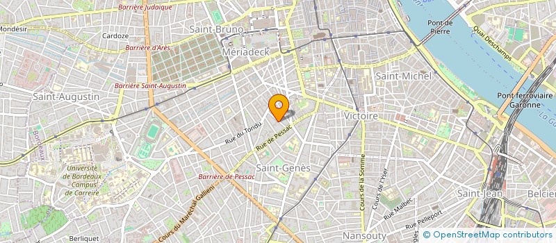 localisation de l'entreprise MONSIEUR JULIEN PERRET à BORDEAUX