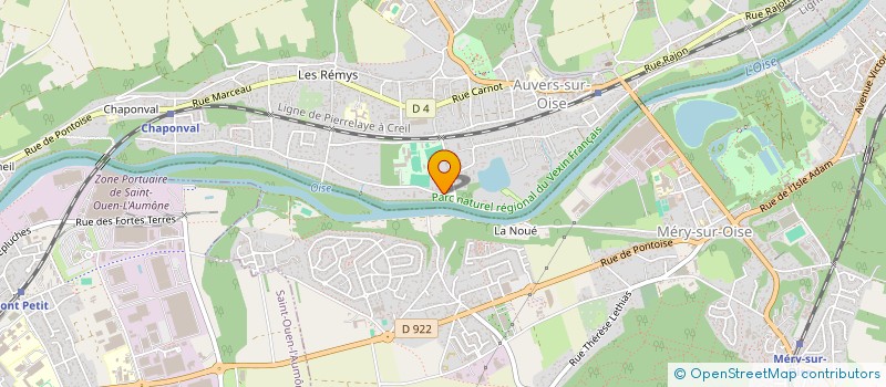 localisation de l'entreprise MONSIEUR JULIEN PERRICHET  AUVERS-SUR-OISE