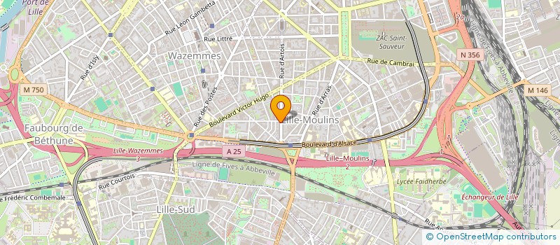 localisation de l'entreprise MONSIEUR JULIEN PERRIN à LILLE