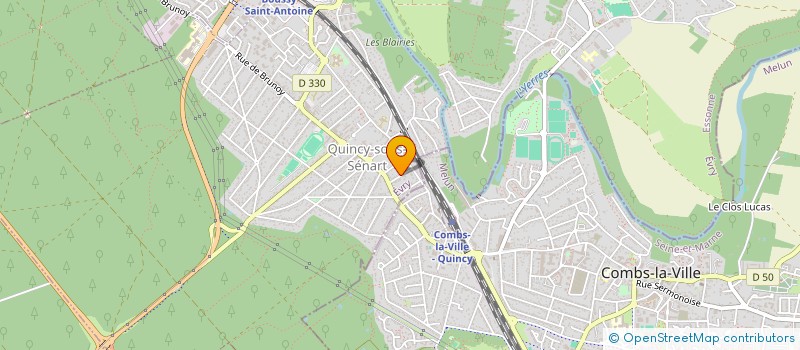 localisation de l'entreprise MONSIEUR JULIEN PERRIN  QUINCY-SOUS-SENART