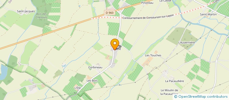 localisation de l'entreprise MONSIEUR JULIEN PERROCHON  DOUE-EN-ANJOU