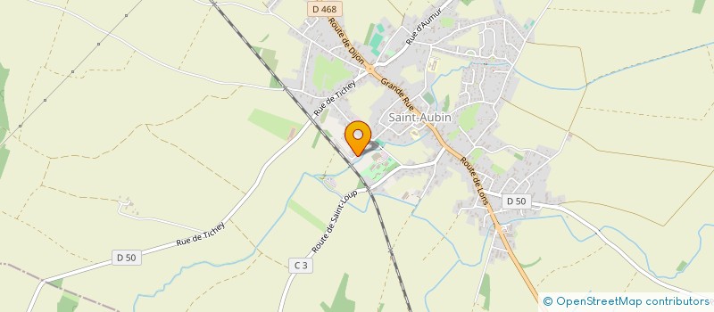 localisation de l'entreprise MONSIEUR JULIEN PERRON  SAINT-AUBIN