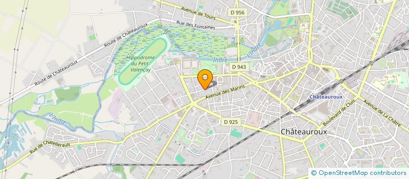 localisation de l'entreprise MONSIEUR JULIEN PERROT à CHATEAUROUX