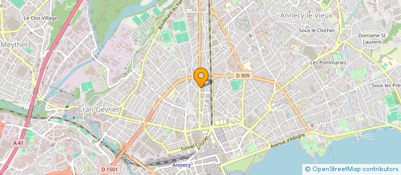 localisation de l'entreprise MONSIEUR JULIEN PERROT à ANNECY