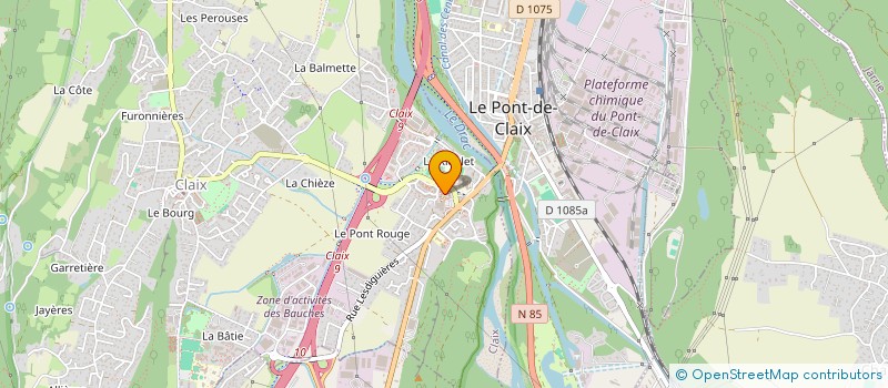 localisation de l'entreprise MONSIEUR JULIEN PERUFFO à CLAIX